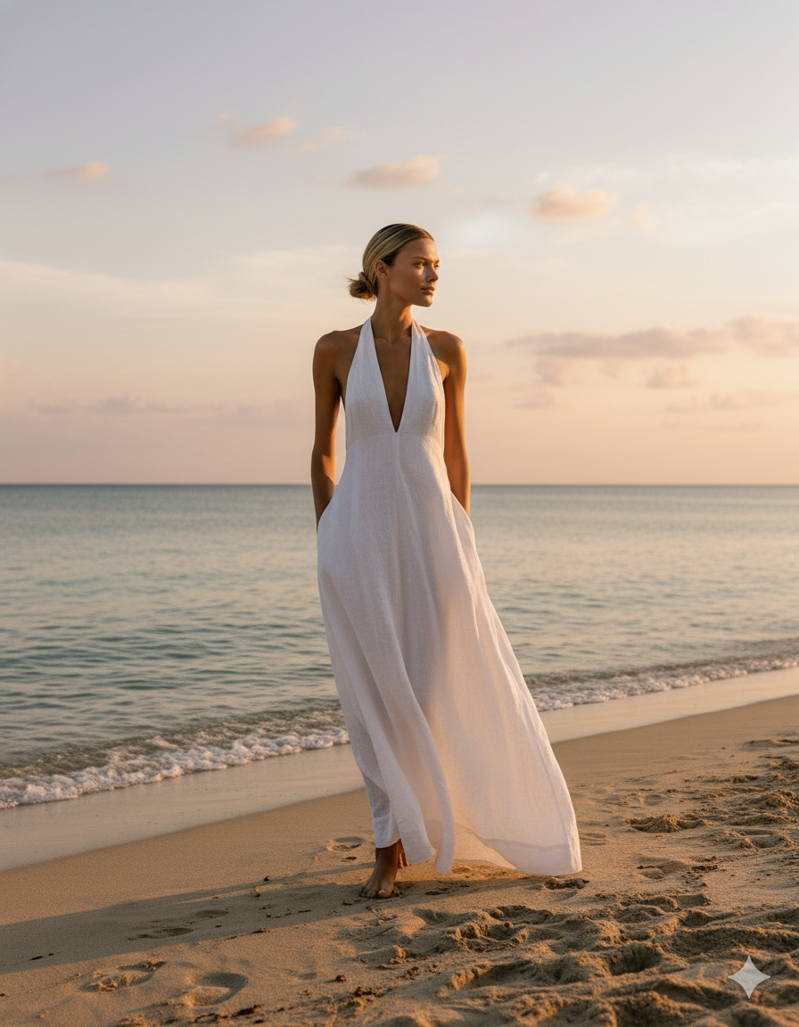 Beach scene ad
